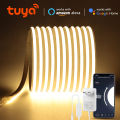 24V WIFI Tuya Smart Life APP Control Dimming Lamp,High Quality Silicone LED Strip 280LEDs/m Brighter Than Other Neon Light Strip. 