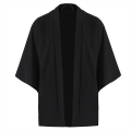 Men's Japanese Kimono Shirts Casual Open Stitch Lightweight Yukata Fashion Black Cardigan 3/4 Sleeve Outwear for Summer Vacation. 