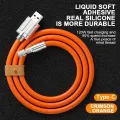 120W 7A Fast Charge USB Type C Cable 180 Degree Rotation Elbow Cable for Game for Redmi Phone Charger USB C Cable.