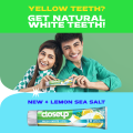 Closeup Toothpaste Lemon Sea Salt 140g. 