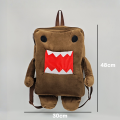 Domo Kun Plush Backpack Women Men Brown Stuffed Bag Cute Small Shoulder Messenger Bag. 