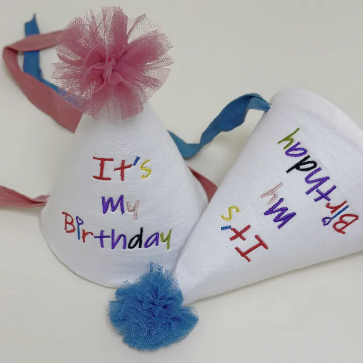 Kids%20Birthday%20Party%20Hat%20-%20Safe%20Soft%20Photo%20Prop%20Cap%20for%20Xmas%20Baby%20Shower,%20Adjustable%20Toddler%20Headband%20-%20Image%204