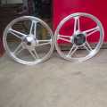 Motorcycle GD110 Style Alloy wheel rims for cd70cc bikes ( pure aluminum /imported ). 