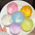 Soft Coconut Oil Stress Ball Stress Relief Non-rebound Squeeze Sensory Fidget Ball Reusable Shapeable Decompression Pinch Toy.