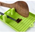 Kitchen Spoon Holders Fork Spatula Rack Shelf Organizer Plastic Spoon Rest Holder Non-slip Spoons Pad Kitchen Utensil - Oven Cover - kitchen rack. 