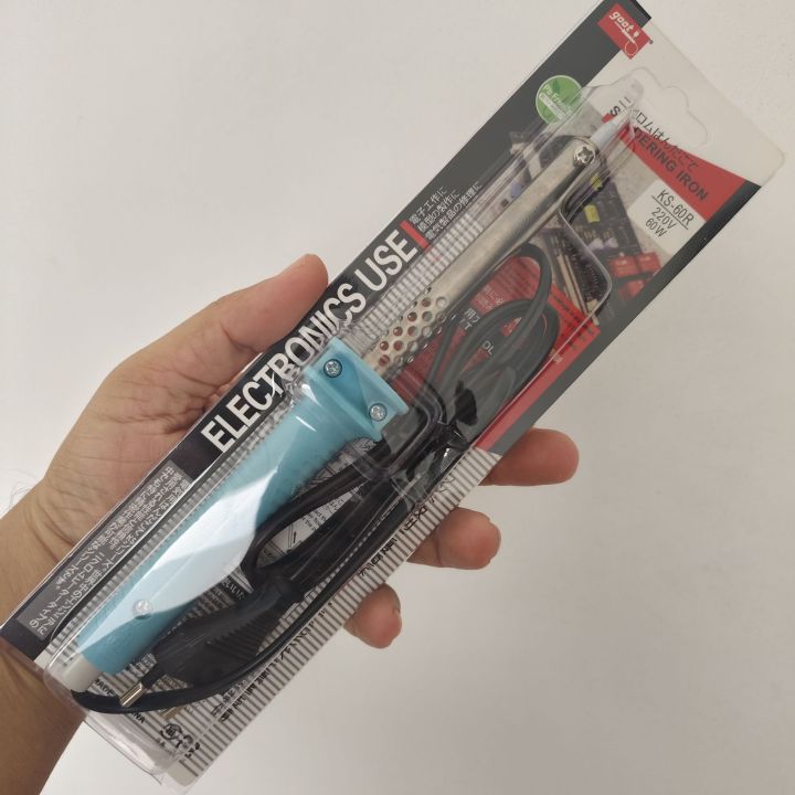 Goot High-Quality 60W Professional Electric Soldering Iron | Fast Heating, Durable Tip & Ergonomic Grip | Ideal for Electronics, PCB, DIY & Repair Work | Made in Japan