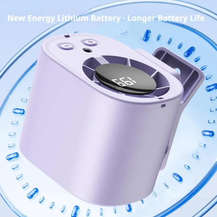 Mini%20Clip-On%20Car%20Fan%20With%20Temperature%20Display%20Summer%20Cooling%20USB%20Rechargeable%20Fan%20For%20Car%20Sun%20Visor%20White%20Gray%20Purple%20-%20Image%203