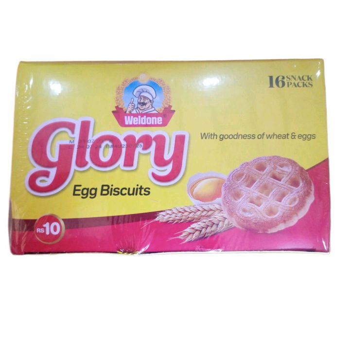 GLORY EGG BISCUITS 10 WALA 1×16 PIECES