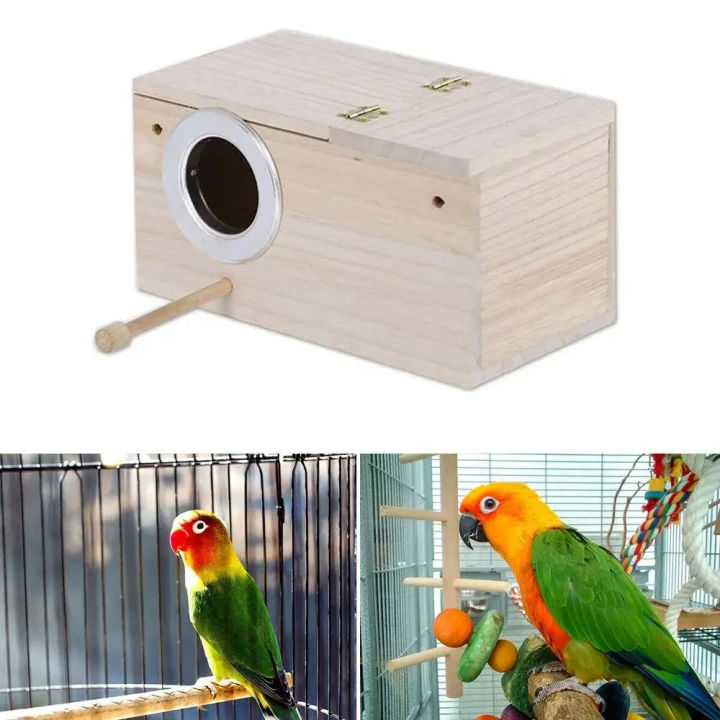Nesting Box Parrot Bird Cage With Tray photo