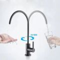 Black Matte Direct Drinking Tap 304 Stainless Steel kitchen Water Filter Tap RO Purify System Reverse Osmosis. 