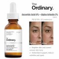 The Ordinary Ascorbic 8% + Alpha Arbutin 2%. 
