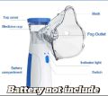 Portable Mini Handheld Mesh Nebulizer Machine - Ultrasonic Steam Inhaler Nebulizer Machine For Child & Adults Nebulization-Smart USB Connector.