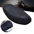 Motorcycle Electric Bike Seat Cover Summer Breathable 3D Mesh Fabric Anti-skid Pad Scooter Seat Covers Cushion Net Cover Tools. 