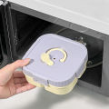 WORTHBUY Portable Plastic Lunch Box With Compartment Microwave Safe Fruit Salad Lunch Container Kid Student Leak-proof Bento Box.