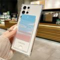 Thick Shockproof Card Bag Wallet Clear Phone Case For  S24 Ultra S21 S22 S23 Fe S 24 Plus 5G Soft Corners Cover Cases. 