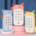 Baby Phone Toy Music Sound Telephone Sleeping Toys with Teether Simulation Toys Phone Infant Early Educational Toy Kids Gifts. 