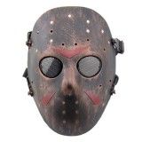 Jason Jason mask, brutal, thick grade a PC material, high impact and elasticity (with a mesh to wear, play BB or wear well) halloween mask comfortable wear