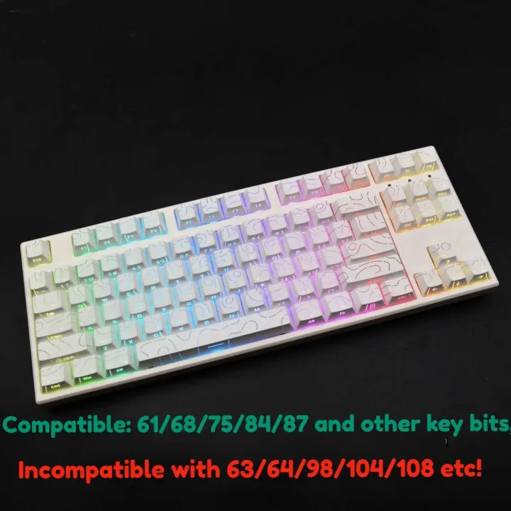 2025%20Super%20Contour%20PBT%20Keycaps%20Side%20Glow%20Light%20Mechanical%20Keyboard%20Original%20Factory%20Height%20for%2061/68/75/84/87%20Keys%20Game%20Keyboard%20-%20Image%205