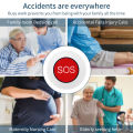 Tuya Smart ZigBee SOS Button Sensor Alarm Emergency Call Button For Kids Elderly Patient Tuya Smart Life App Remote Control. 