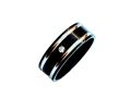 Stylish Silver, Black, Gold Titanium Ring/Chala For Men / Boys. 