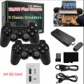 Wireless Retro Game Console, Built in 64gb 20,000 Games, 9 Classic Emulators, Hdmi game stick Plug and Play Video Game Stick High Definition HDMI Output for TV with Dual 2.4G Wireless Controllers. 