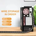 2/1M 16/10 mm Flexible Spiral Cable Wire Protector Cable Organizer Computer Cord Protective Tube Clip Organizer Management Tools. 