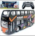 Remote control double decker bus.