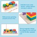Montessori Wooden Kindergarden Magnetic Fishing Sets Stacking & Sorting Toy. 