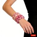 1/6/16/32/50/100pcs bulk satin scrunchies women bohemian elegant pink small 6.5cm headwear hair ties accessories casual cute. 