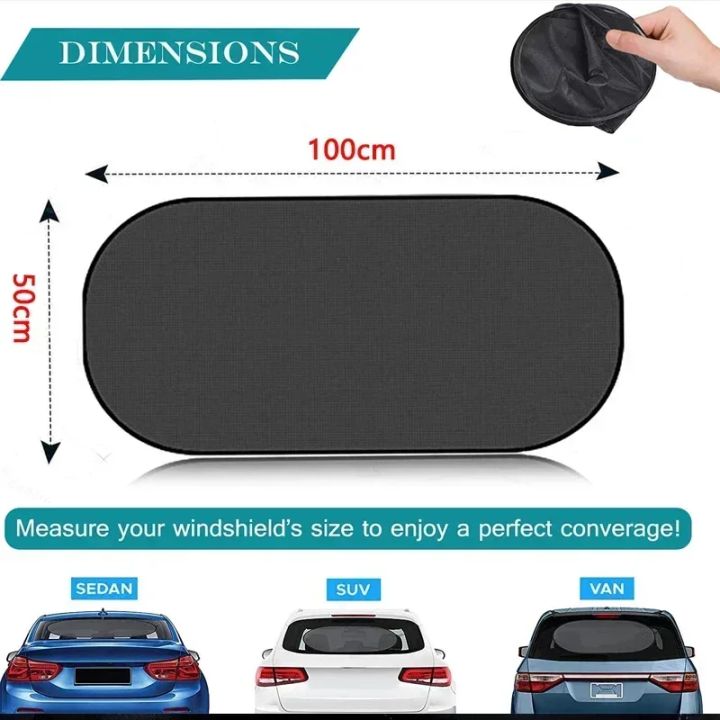 Car%20Sun%20Shade%20UV%20Protection%20Folding%20Auto%20Rear%20Window%20Sunshade%20100x50cm%20Universal%20Mesh%20Back%20Window%20Visor%20with%20Suction%20Cups%20-%20Image%203