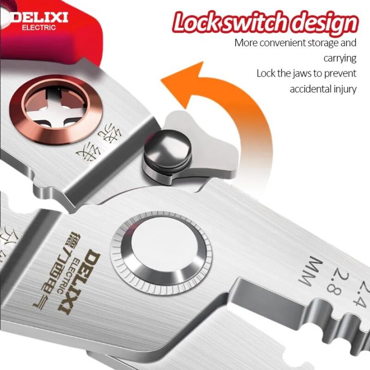 DELIXI%20ELECTRIC%20Wire%20Stripping%20Pliers%20Multifunctional%20Wire%20Splitting%20Pliers%207-Inch%20Electrician%20Special%20Pliers%20Wire%20Cutting%20Plier%20-%20Image%204