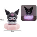 New Japan Style Sanrios Night Light Enamel Cloud Cartoon Kuromi Cinnamoroll Pochacco Small Table Light Illuminating Decoration. 