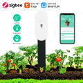 Tuya ZigBee Soil Moisture Tester Humidity Meter Farm Lawn Plants Flower Soil Monitor Sensor Hygrometer Convenient Gardening Tool. 