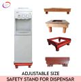 Safety Stand For Dispensar Adjustable Size - Premium Quality - Wooden Chowki. 