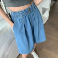 Casual Loose Plus Size Denim Shorts Woman Summer Wide Leg Short Pants Bermuda Femme Knee Length Boyfriend Jeans Shorts Women 5XL.