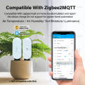 Zigbee Soil Moisture Sensor Monitor Plants Moisture Tester Humidity Temperature Meter Works With Tuya App Home Assistant Z2MQTT. 