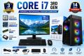 Intel Core i7 3th Generation WITH 19 Inch Monitor RAM 8GB HDD 500GB Graphics 2GB Built in Gaming PC Win 10 – 11, 64 Bit And Keyboard & Mouse Full Desktop Computer Set.