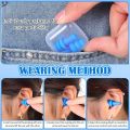 25/1Pair Ear Plugs Sleeping Noise Cancelling Reusable Silicone Sound Block Earplugs Summer Waterproof Swimming Ear Plug With Box. 