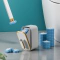 Household bathroom toilet cleaning brush, toilet brush, no need to drill holes, replaceable disposable toilet brush. 