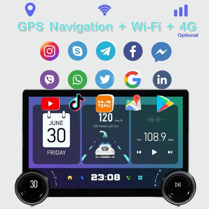 Dual%20Knob%20Car%20Android%20Player%20with%202K%20Display%204GB%20Ram%2064GM%20Rom-%204G%20Supports%20head%20unit%20available%20-%20Image%204