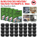 8Pcs/Set Mice Repellent Deterrent Anti-Mouse Balls Rat Repellent Peppermint Oil for Home Outdoor Indoor Car Pest Insect Control. 