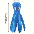 Dog Vocal Toys Octopus Non-stuffed Soft Plush Toy Puppy Educational Teething Chew Toys Pet Supplies for Small Medium Dogs. 