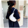 Women Luxury Underarm Bag Half Moon Adjustable Strap Hobo Bag Fashion Design Solid Color PU Leather Shoulder Bags (8910). 