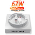 For Xiaomi 67W USB Super Fast Charger Power Adapter Mi 12 11 6A Type C Cable POCO X5 X4 Pro Note 9 10 11 Charging. 