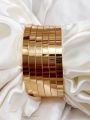 Golden Plain bangles. 