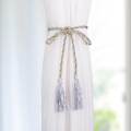 4PC Window Curtain Tassels Tiebacks Tie rope Curtain Clip-on Tie Backs Holdback Tieback Holder Hanging ball Accessories. 