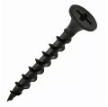 Screws Cross Flat Head Wood Black Screws pack of 100pcs 2x8 size. 