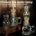1/2 Pcs Retro Windproof Glass Lamp Mini Kerosene Oil Lamps with Handle for Indoor Use Emergency Lighting  Wedding Decor. 