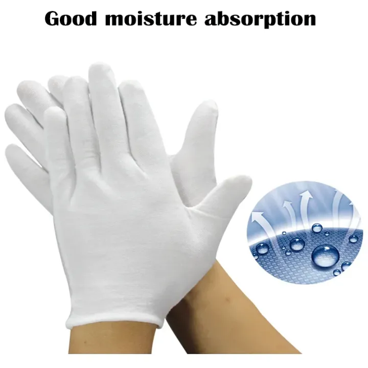 White%20Cotton%20Work%20Gloves%20Dry%20Hands%20Moisturizing%20SPA%20Gloves%20High%20Stretch%20for%20Ceremonial%20Inspection%20&Household%20Clean%20-%20Image%202