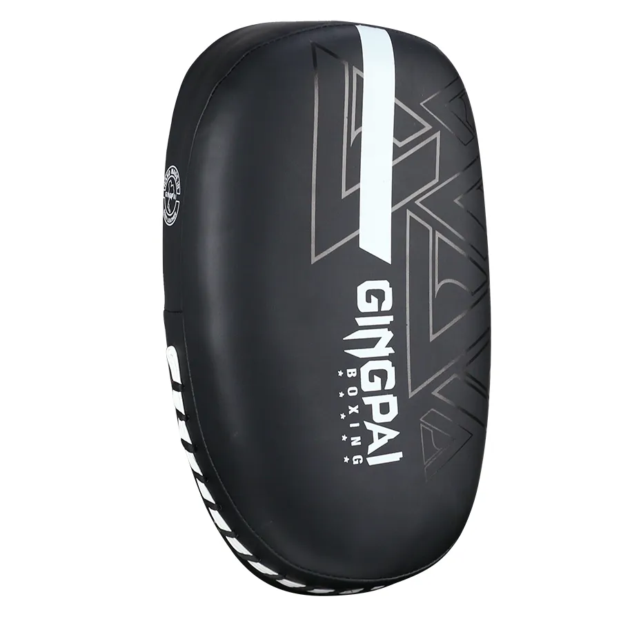 Objetivo De Pie Curvo Serlium Para Kick Boxing Y Taekwondo: Almohadilla De Cuero Espacial + Espuma EVA (46x30x8cm, 500g)